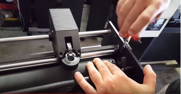 How to install Gerber Drum, 15" Plotter